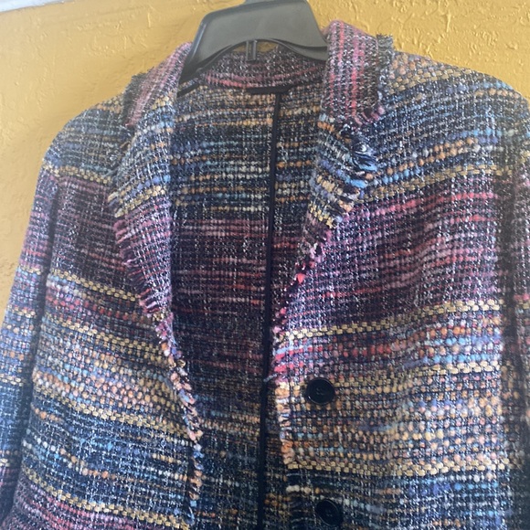 ETRO Plaid Tweed Blazer ETRO Milano (made in Italy ) vintage - Picture 7 of 11